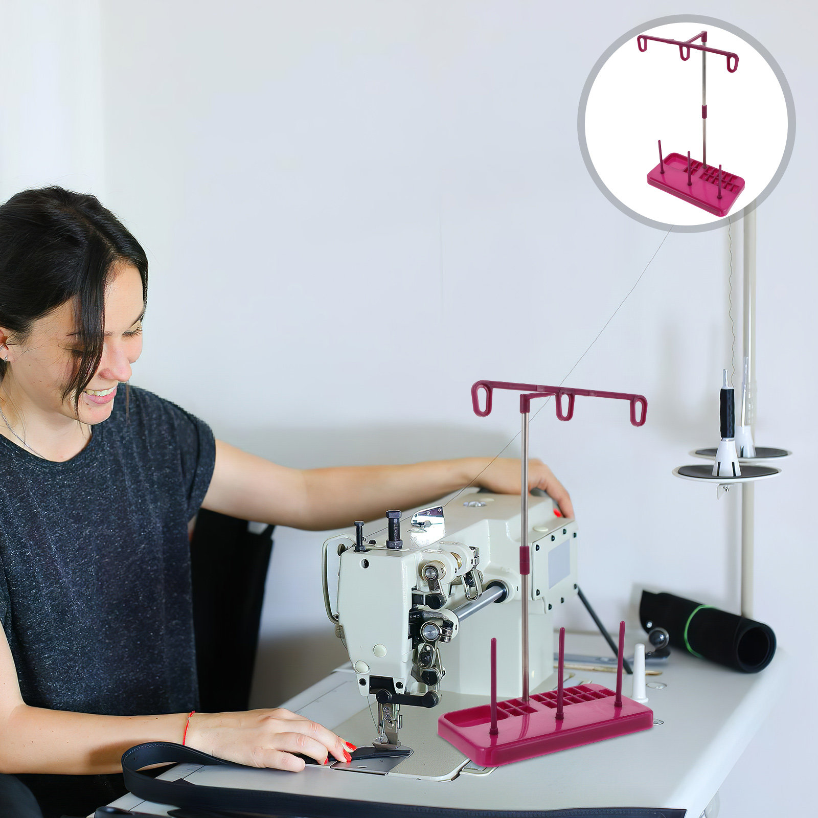 3 Spool Sewing Machine Thread  - огляд і ціна Embroidery Craft