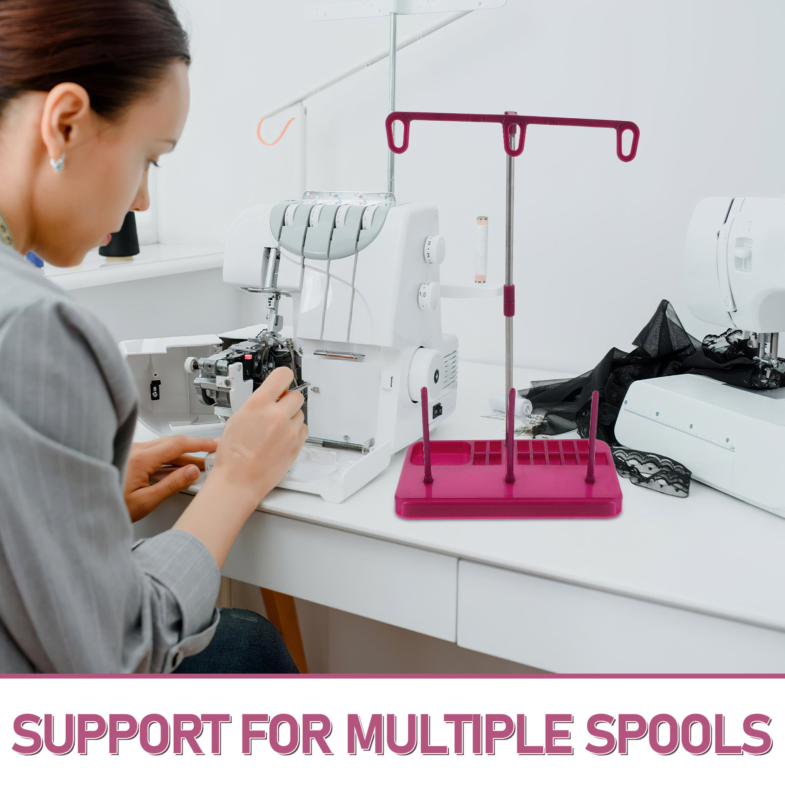 3 Spool Sewing Machine Thread  - огляд і ціна Embroidery Craft