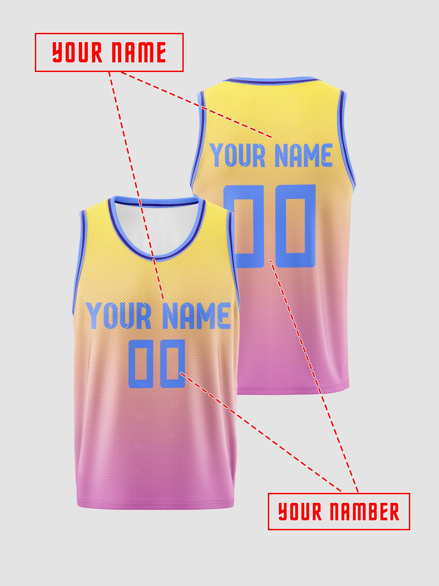 Yellow‑Pink Gradient Blue Trim - огляд і ціна Embellish Knit