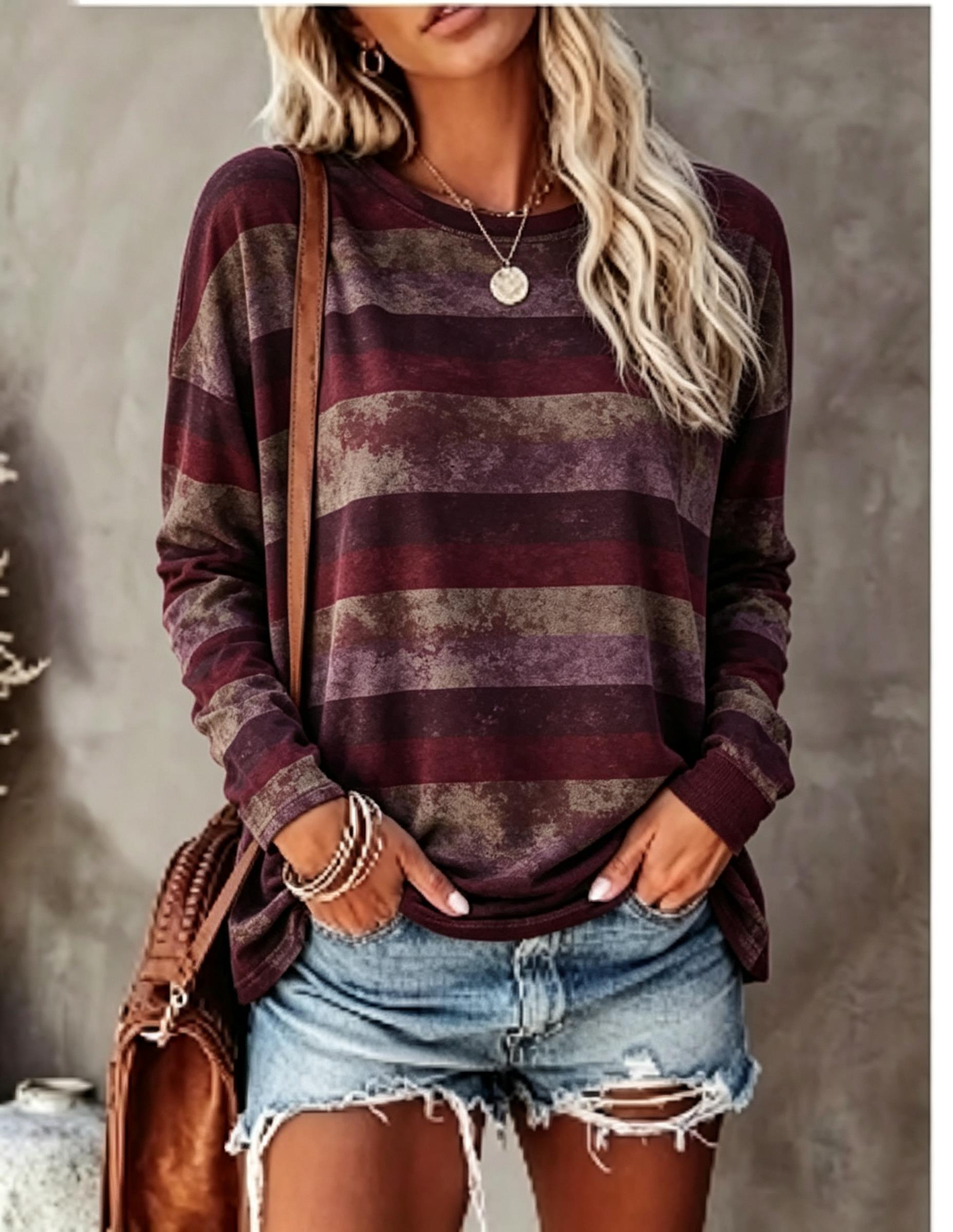 Women Long Sleeve T‑Shirt Vint - огляд і ціна Embellish Knit