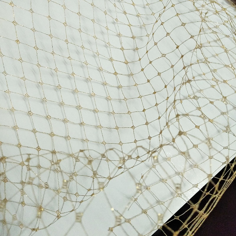 Diamond Lattice Black Net Fabr - огляд і ціна Crystal Mesh Fabric