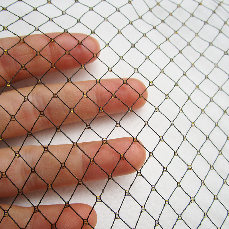 Diamond Lattice Black Net Fabr - огляд і ціна Crystal Mesh Fabric